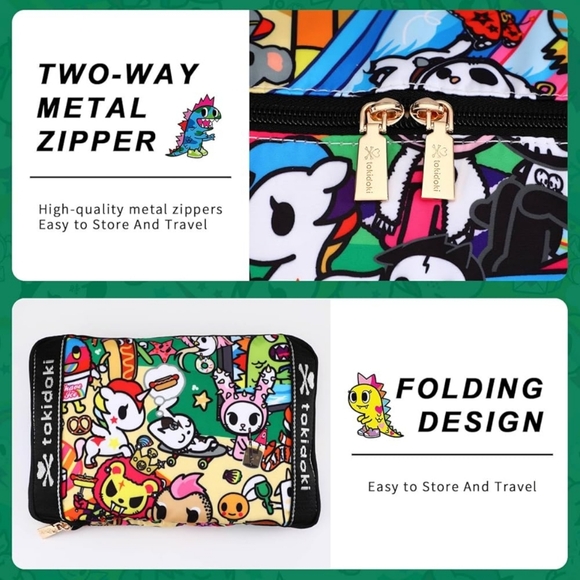 LIMITED EDITION Tokidoki Unicorno Weekender Duffle Bag/ Tote - Picture 10 of 12